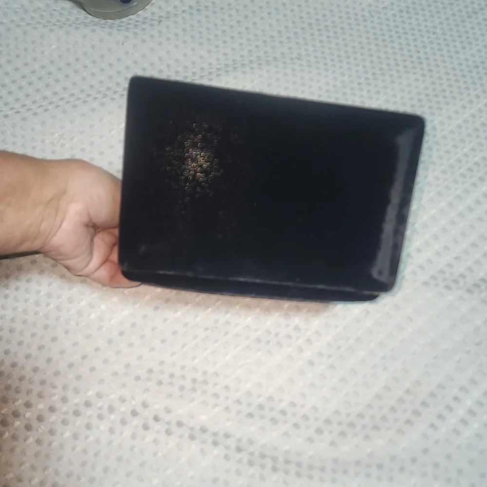 VINTAGE VELVET JEWELRY TRINKET BOX